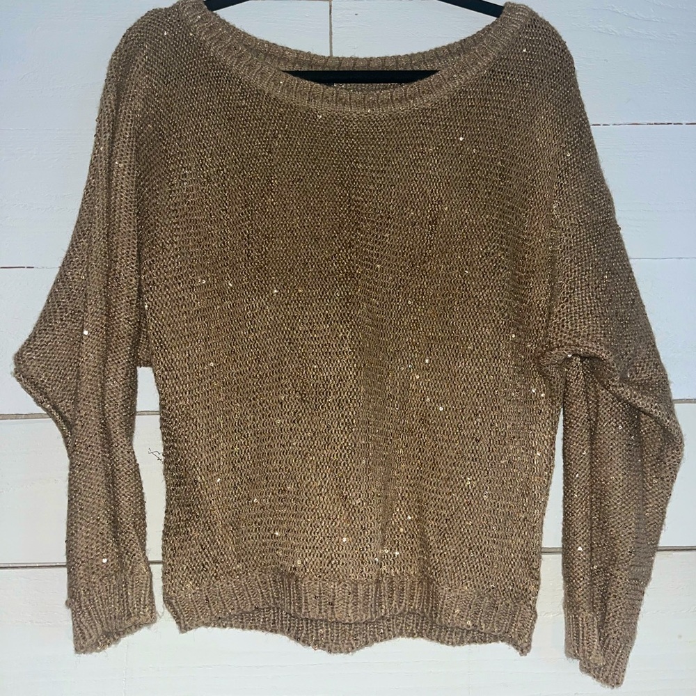 Knit sparkle sweater